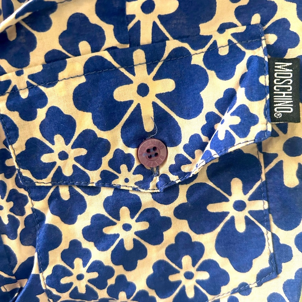 Vintage Moschino Floral Halter Top - Picture 4 of 6